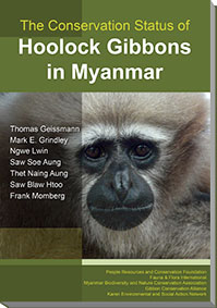 Buchumschlag: The conservation status of hoolock gibbons in Myanmar